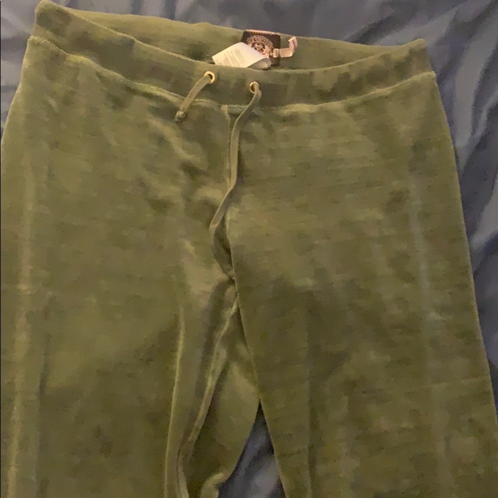 They are green paints like joggers with boot cut’s